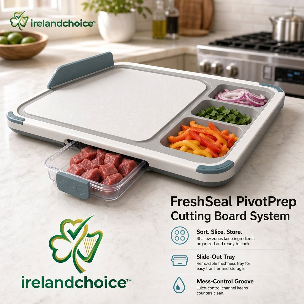 irelandchoice™ FreshSeal PivotPrep Cutting Board System