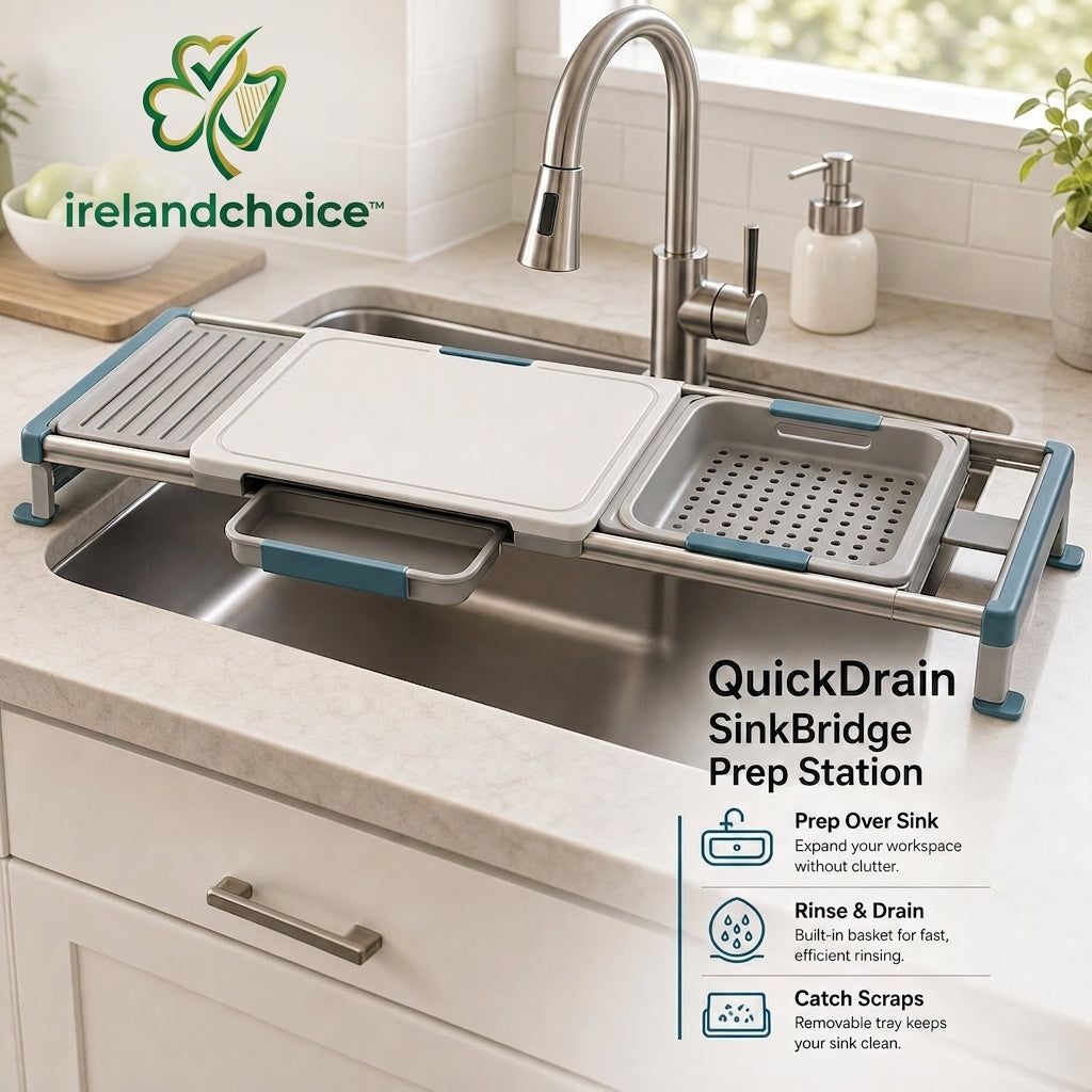 irelandchoice™ QuickDrain SinkBridge Prep Station