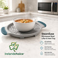 irelandchoice™ SteamEase Microwave Bowl Lifter & Vent Tray